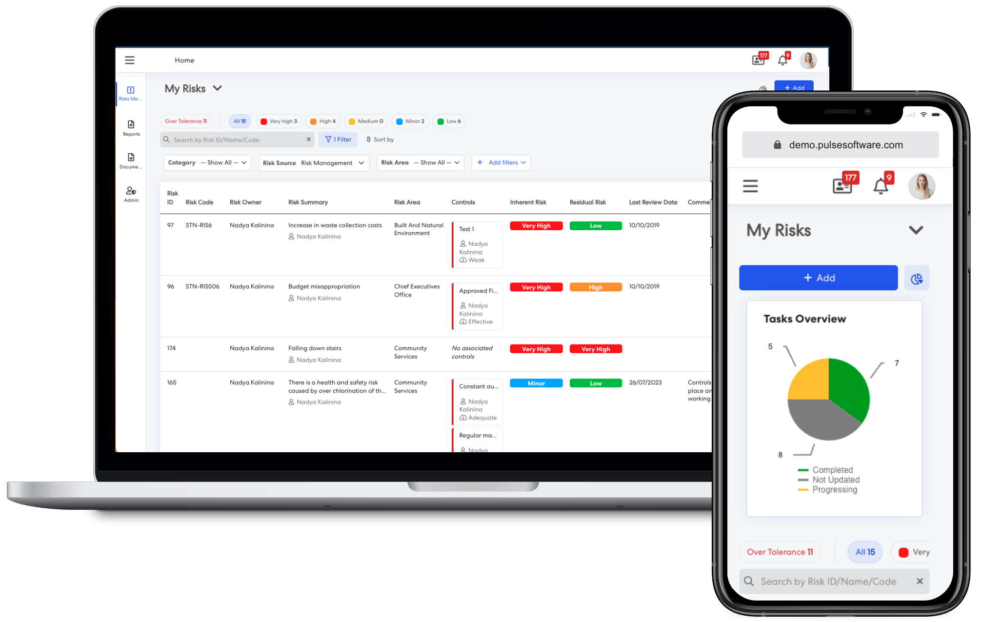 Pulse Enterprise Risk Module